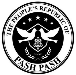 THE PEOPLE'S REPUBLIC OF MMXV PASH PASH logo