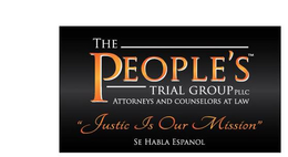 THE PEOPLE'S TRIAL GROUP PLLC ATTORNEYS AND COUNSELORS AT LAW "JUSTICE IS OUR MISSION" SE HABLA ESPANOL logo