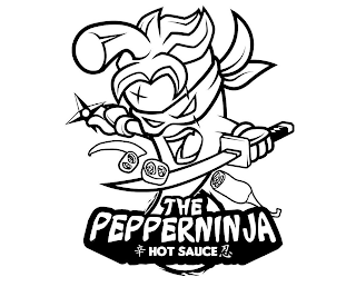 THE PEPPERNINJA HOT SAUCE logo
