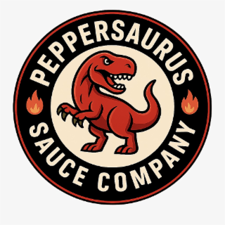 THE PEPPERSAURUS SAUCE COMPANY logo
