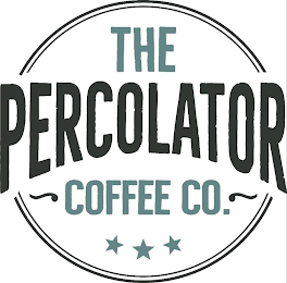 THE PERCOLATOR COFFEE CO. logo