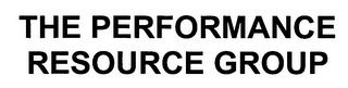THE PERFORMANCE RESOURCE GROUP logo