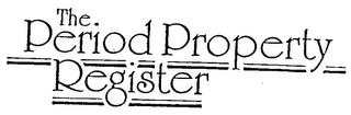 THE PERIOD PROPERTY REGISTER logo