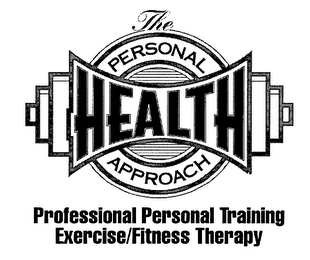 THE PERSONAL HEALTH APPROACH PROFESSIONAL PERSONAL TRAINING EXERCISE/FITNESS THERAPY logo