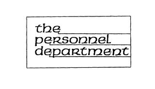 THE PERSONNEL DEPARTMENT logo
