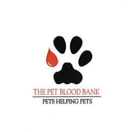 THE PET BLOOD BANK PETS HELPING PETS logo