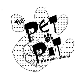 THE PET PIT IT'S A COOL THING! logo
