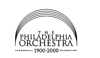 THE PHILADELPHIA ORCHESTRA CENTENNIAL 1900-2000 CELEBRATION logo