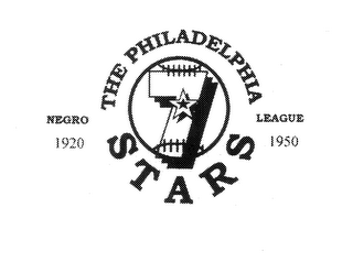 THE PHILADELPHIA STARS NEGRO LEAGUE 1920 1950 logo