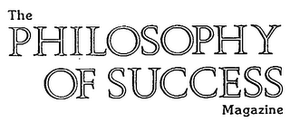 THE PHILOSOPHY OF SUCCESS MAGAZINE logo