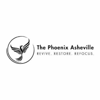 THE PHOENIX ASHEVILLE REVIVE. RESTORE. REFOCUS. logo