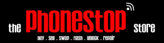 THE PHONESTOP STORE BUY SELL SWAP FLASHUNLOCK REPAIR logo