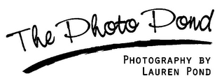 THE PHOTO POND PHOTOGRAPHY BY LAUREN POND logo