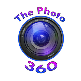 THE PHOTO ZOOM LENS 17-55 MM 1:2.8 IS USM 77 MM 360 logo