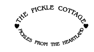 THE PICKLE COTTAGE PICKLES FROM THE HEARTLAND logo