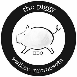 THE PIGGY BBQ WALKER, MINNESOTA logo