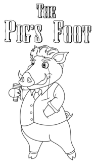 THE PIG'S FOOT logo