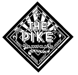 THE PIKE BREWING CO SEATTLE MALT WATER YEAST AND HOPS logo