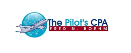THE PILOT'S CPA FRED N. BOEHM logo