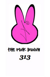 THE PINK BUNNY 313 logo