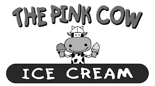 THE PINK COW ICE CREAM logo