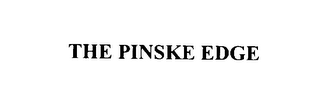 THE PINSKE EDGE logo