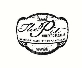 THE PIT AUTHENTIC BARBECUE WHOLE HOG PIT-COOKED logo