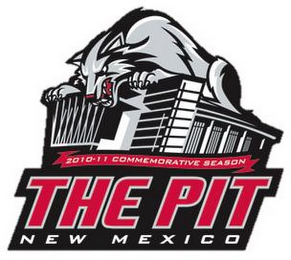 THE PIT NEW MEXICO 2010-11 COMMEMORATIVE SEASON logo