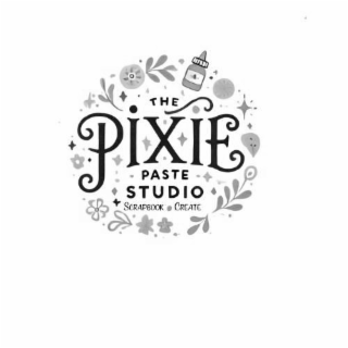 THE PIXIE PASTE STUDIO SCRAPBOOK CREATE logo