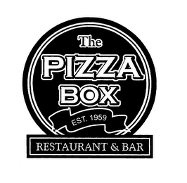 THE PIZZA BOX EST. 1959 RESTAURANT & BAR logo