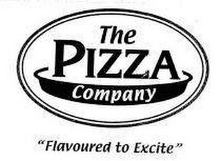 THE PIZZA COMPANY "FLAVOURED TO EXCITE" logo