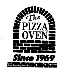 THE PIZZA OVEN SINCE 1969 logo