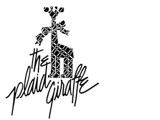 THE PLAID GIRAFFE logo