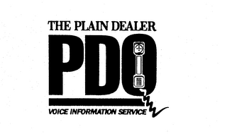 THE PLAIN DEALER PDQ VOICE INFORMATION SERVICE logo