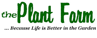 THE PLANT FARM ...BECAUSE LIFE IS BETTER IN THE GARDEN logo