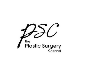 THE PLASTIC SURGERY CHANNEL PSC logo