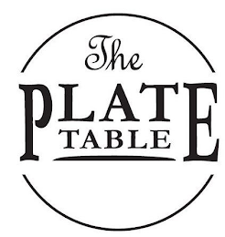 THE PLATE TABLE logo