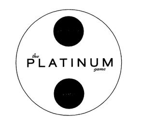 THE PLATINUM GAME logo