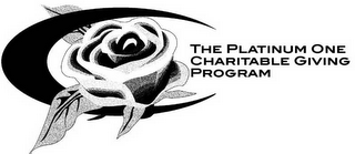 THE PLATINUM ONE CHARITABLE GIVING PROGRAM logo
