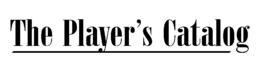 THE PLAYER'S CATALOG logo