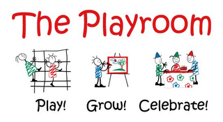 THE PLAYROOM PLAY! GROW! CELEBRATE! logo