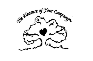 THE PLEASURE OF YOUR COMPANY logo