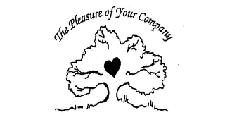 THE PLEASURE OF YOUR COMPANY logo