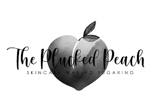 THE PLUCKED PEACH SKINCARE WAXING SUGARING logo