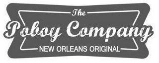 THE POBOY COMPANY NEW ORLEANS ORIGINAL logo