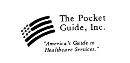 THE POCTET GUIDE, INC. "AMERICA'S GUIDETO HEALTHCARE SERVICES." logo