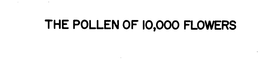 THE POLLEN OF 10,000 FLOWERS logo
