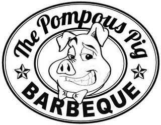 THE POMPOUS PIG BARBEQUE logo