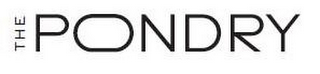 THE PONDRY logo