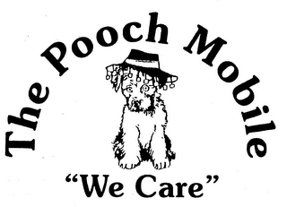 THE POOCH MOBILE "WE CARE" logo